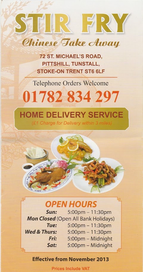 Stir Fry Chinese Take Away