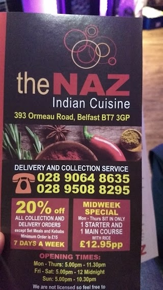 The Naz Indian Cuisine