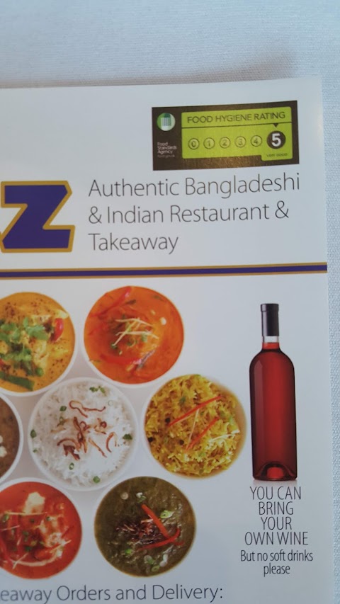 Shaz Authentic bangladeshi Indian restaurant & Takeaway Ltd