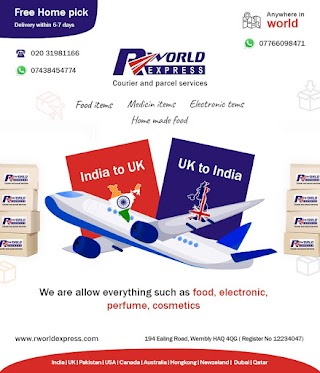 UK RWorld Express Courier