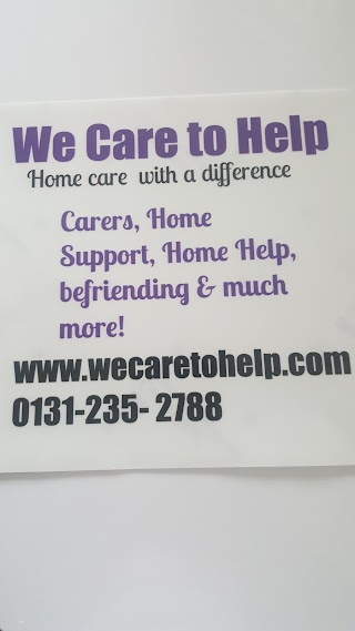 We Care to Help