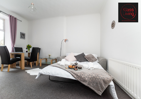 Klass Living Serviced Accommodation Coatbridge - | Albion Apartment | Book Direct for Best Rates