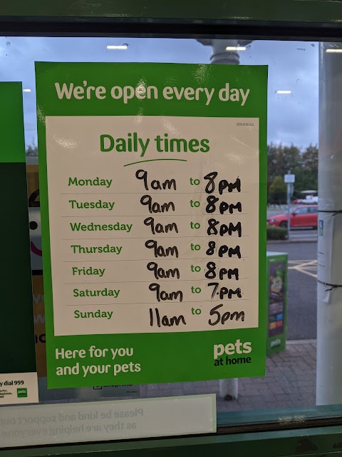 Pets at Home Warrington