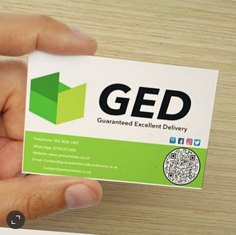 Guaranteed Excellent Delivery (GED) - The Same day Courier Manchester