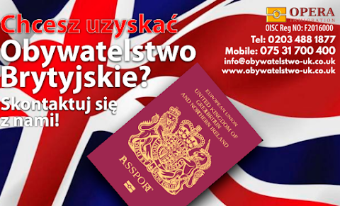 Obywatelstwo Brytyjskie - Opera immigration - Paszport Brytyjski