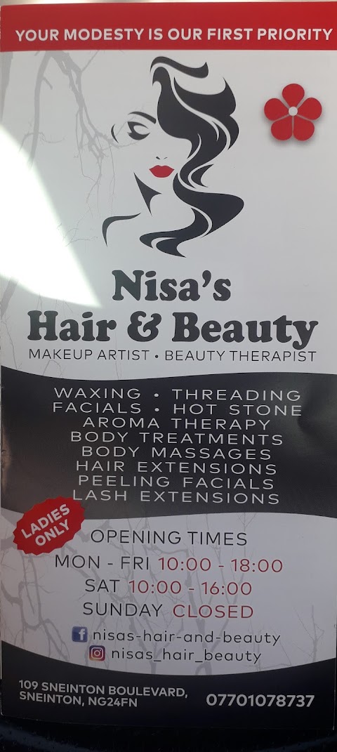 Nisa's hair & beauty