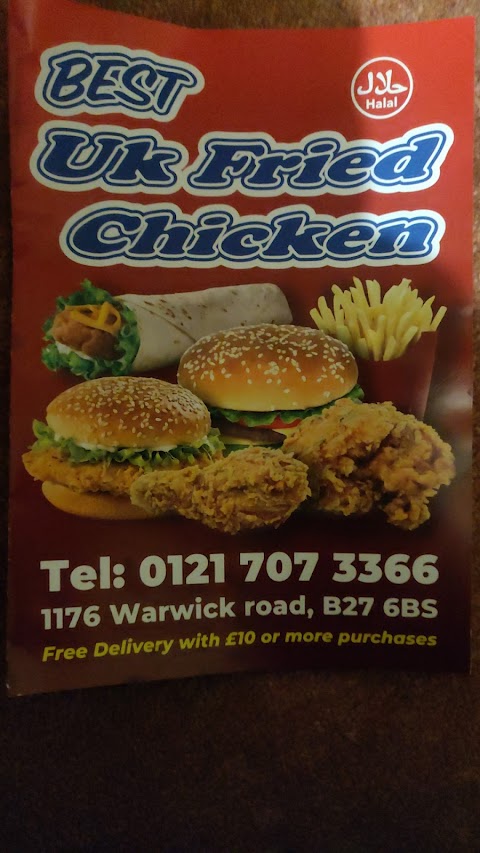 Best UK fried Chicken Restaurant