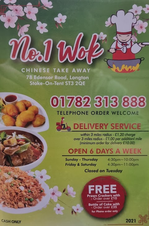 NO.1 WOK Chinese Takeaway