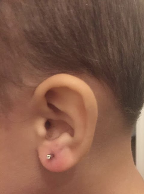 Ear lobe piercing willenhall