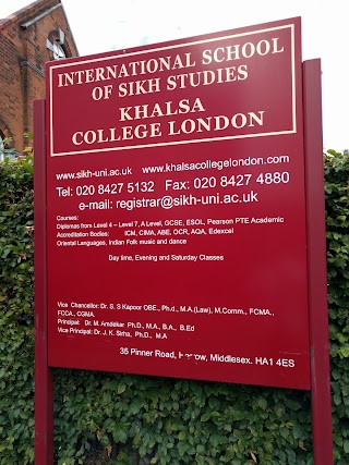 The International School of Sikh Studies