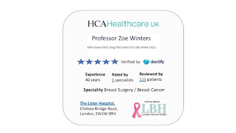 Professor Zoe Winters - London Breast Health Consultant Breast Cancer Surgeon & Breast Specialist