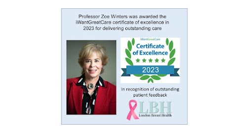 Professor Zoe Winters London Breast Health Consultant Breast Cancer Surgeon & Breast Specialist