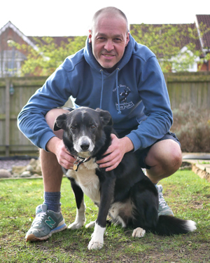 Man In Shorts Does Dog Walks