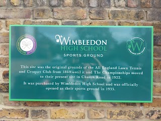 wimbledon high school playing fields