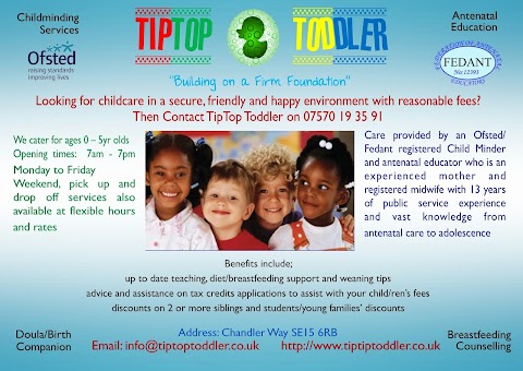 Tiptop Variety Ltd for Childcare and Event Planning