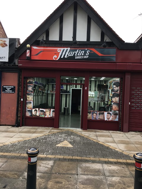 Martins barber shop in fallowfield