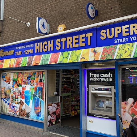 High street supermarket