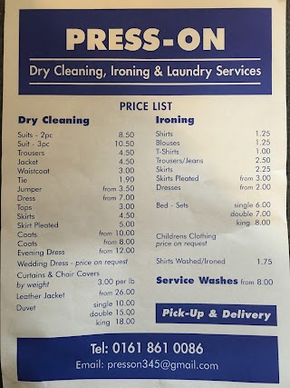 Press On Dry Cleaners