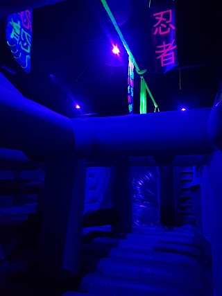 Inflatable Ninja Glow In The Dark Inflatable Park