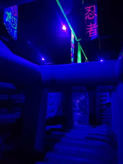 Inflatable Ninja Glow In The Dark Inflatable Park