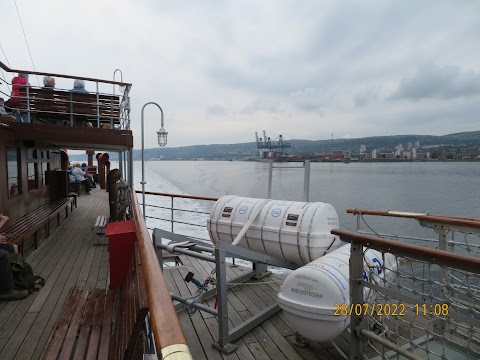 Paddle Steamer Waverley Greenock Departure - Waverley Excursions Ltd