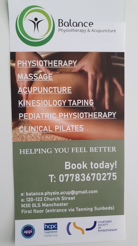 Balance Physiotherapy and Acupuncture