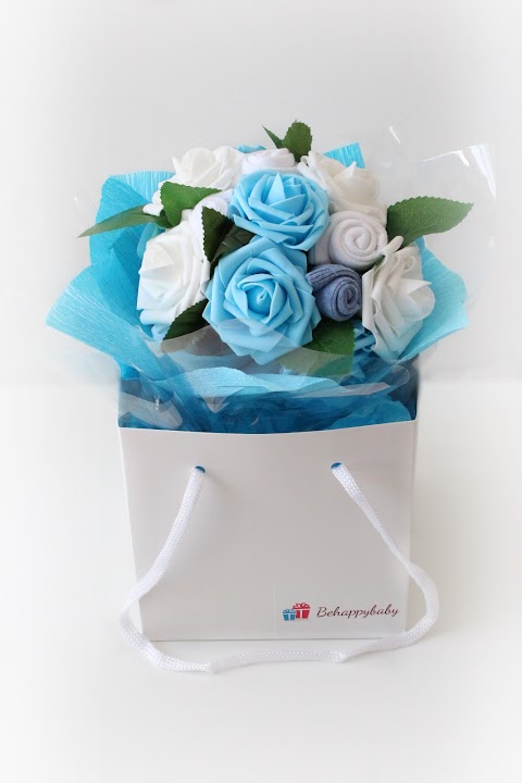 Handmade baby clothes bouquets