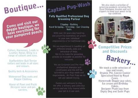 Posh Pugs, Dog Grooming Parlour and Boutique