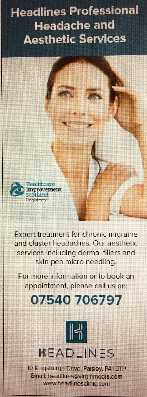 Headlines professional Headache and aesthetic services