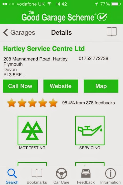 Hartley Service Centre