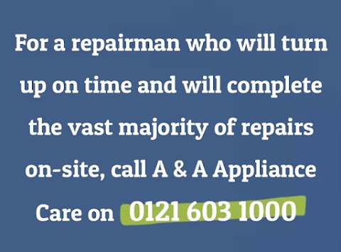 A & A Appliance Care Ltd