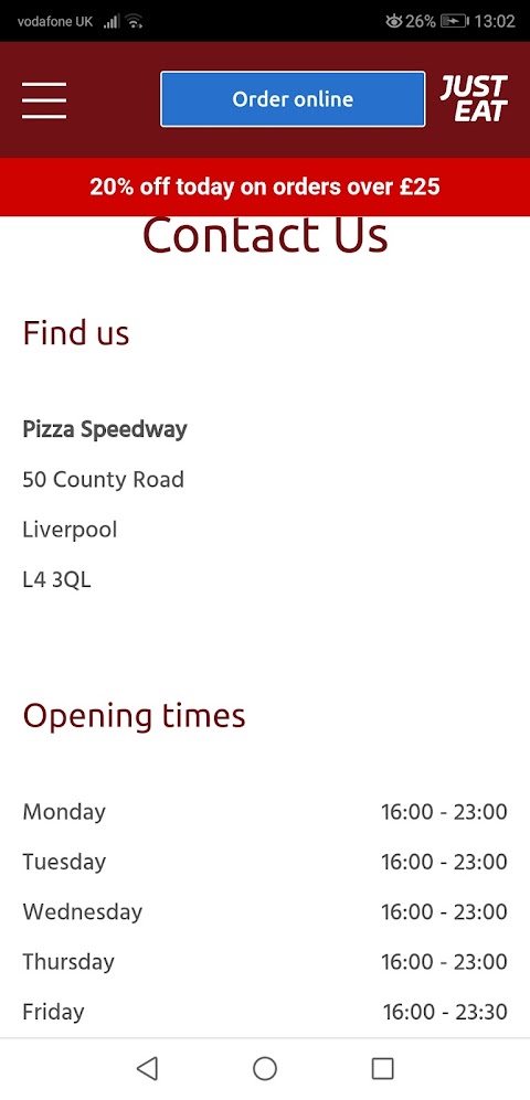 Pizza Speedway