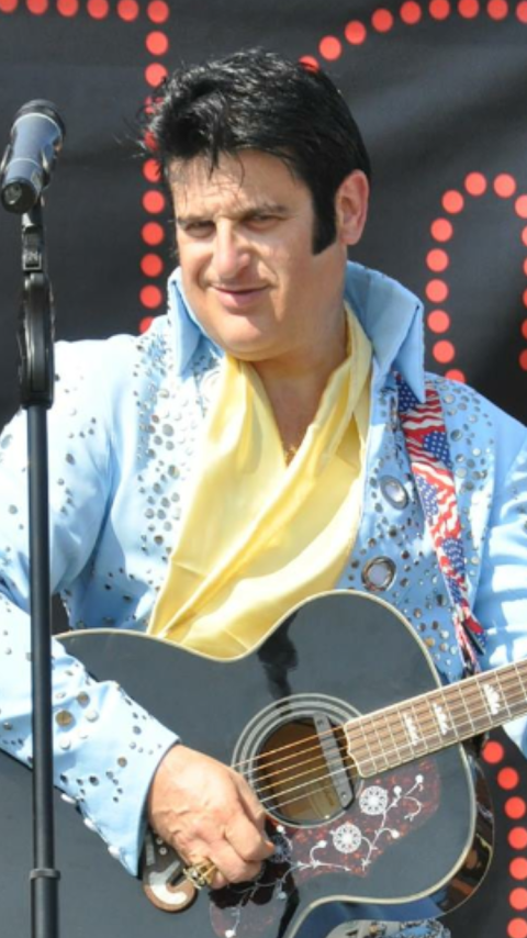 Elvis impersonator tribute artist