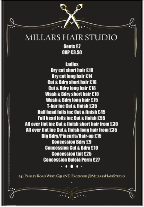 Millars Hairdressing & Barber Shop