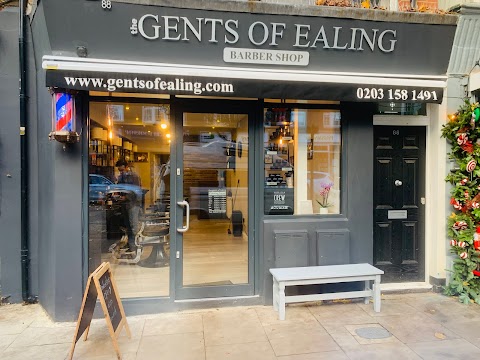 The gents of Ealing barber shop