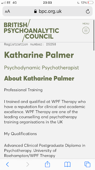 Kate Palmer Psychotherapy - Therapy for Anxiety & Depression