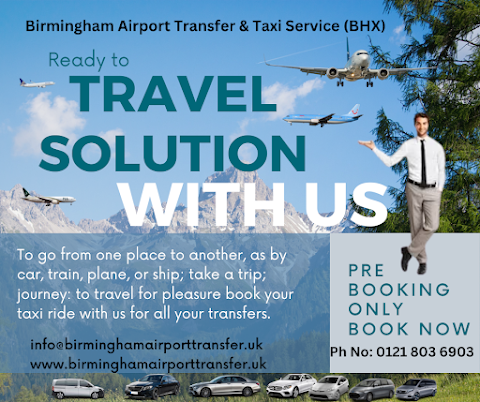 Birmingham Airport Transfers | Birmingham Airport Taxi (BHX)