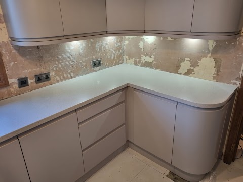 L & B Solid Surfaces Ltd. Corian & Solid Surface Kitchen Worktops.