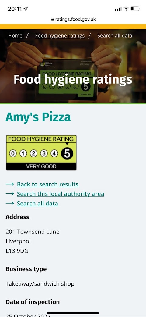 Amy's Pizza