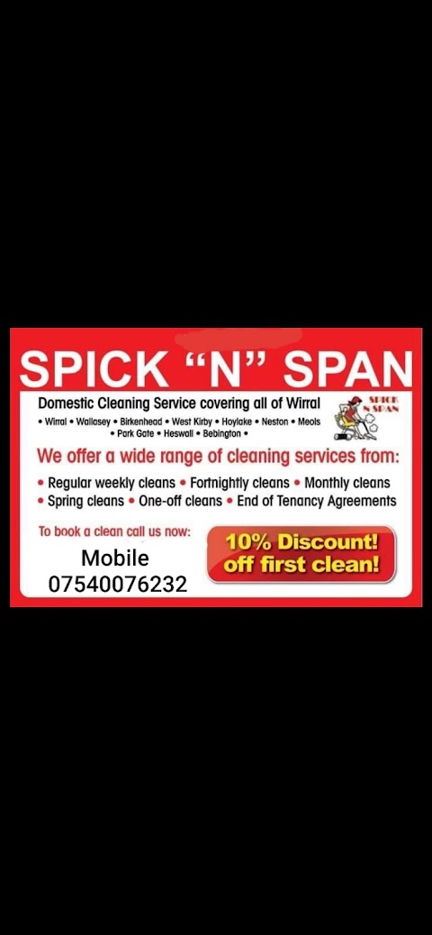 Spick n span supreme cleaning