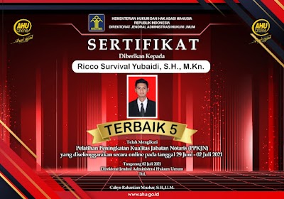 photo of Kantor Notaris & PPAT Ricco Survival Yubaidi, S.H., M.Kn.