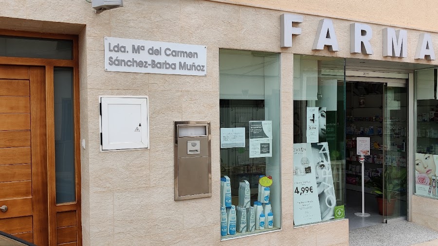 Foto farmacia María del Carmen Sánchez-Barba Muñoz