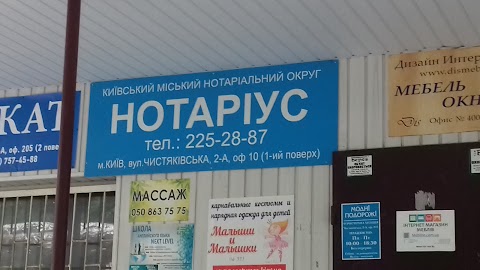 Нотариус Кондра Людмила Викторовна