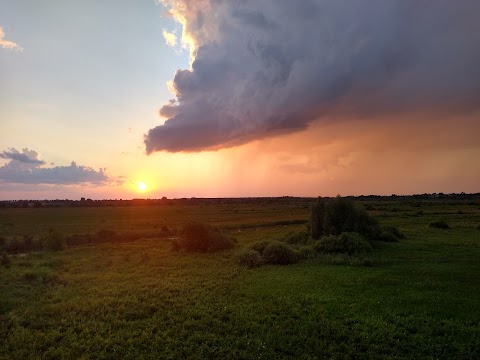 панорама Липляни, старе русло