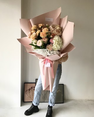 tête fleurs