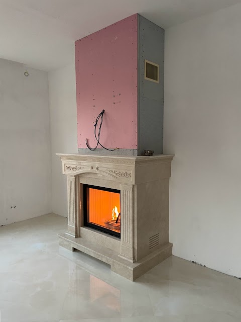 West Fireplace