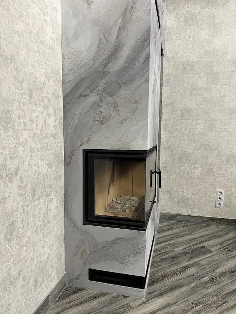 West Fireplace