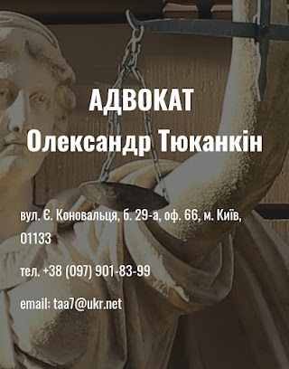 Адвокат Тюканкін Олександр Олександрович