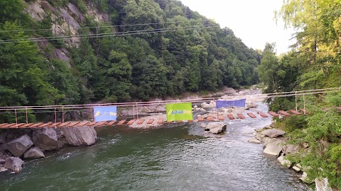 Rope Jumping - Роуп Джампінг - Роупджампінг - Водопад Прибій Яремче