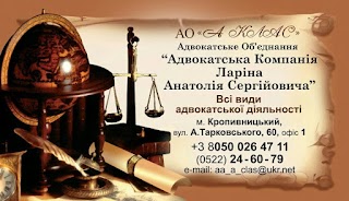 Адвокат Ларін Анатолій Сергійович